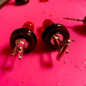 Handmade UV Resin “pawn” cufflinks